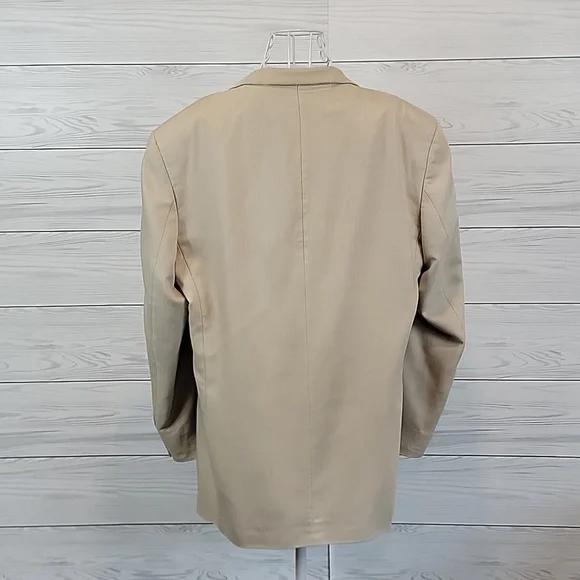 Nautica For Lord & Taylor Mens Sport Coat In Summer Beige Size 44L - Picture 6 of 12